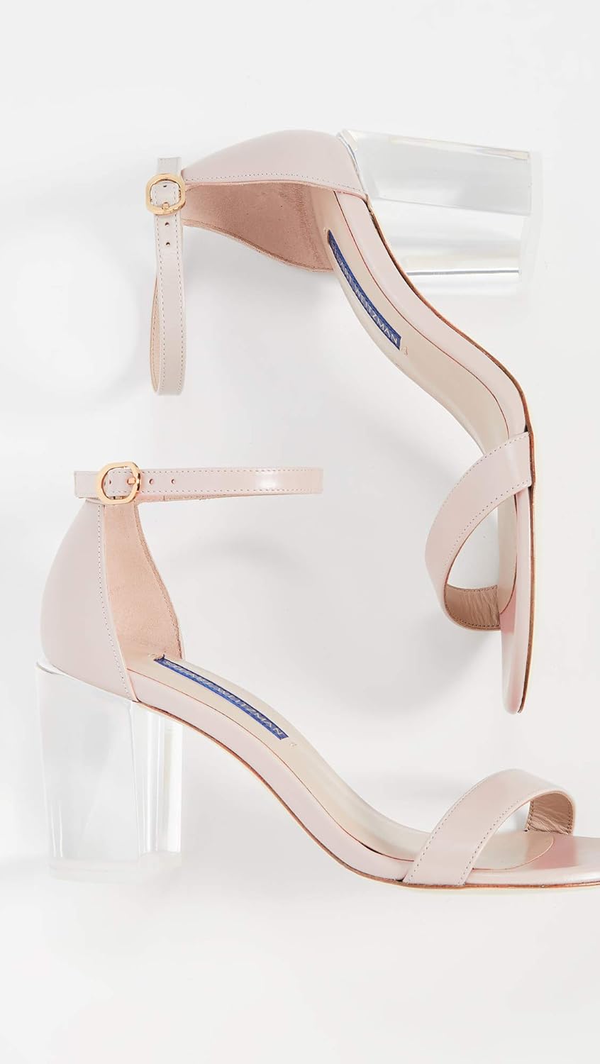 stuart weitzman lucite heels