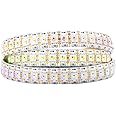 BTF-LIGHTING RGBW RGBCW White SK6812 (Similar WS2812B) 3.3ft 1m 144leds/pixels/m Individually Addressable Flexible 4 Color in 1 LED Dream Color LED Strip Waterproof IP65 DC5V