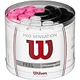 WILSON Sporting Goods Pro Overgrip Sensation 100 Pack Tennis Grip - Assorted Colors, White (WRZ401300)