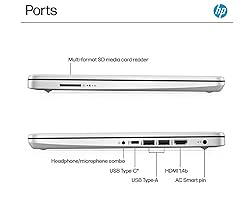 HP 14" HD Laptop with Microsoft Office and 1TB
