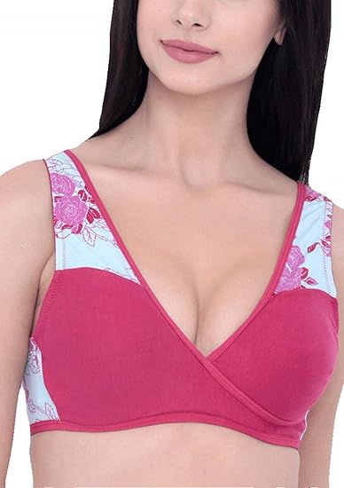 Women's Full Cup Nursing Bra (IMB007A1-36B_Multi_36B)