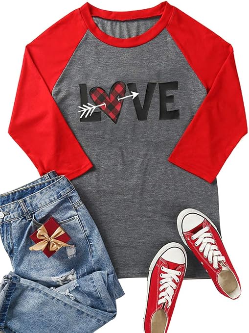plus size valentine t shirt