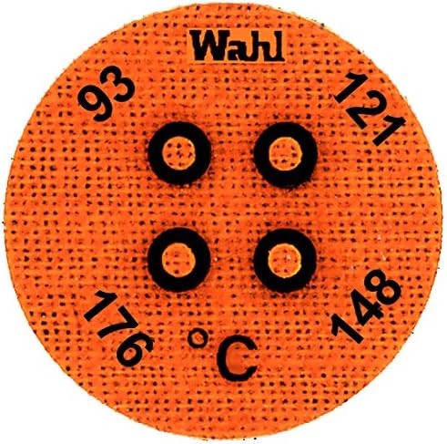 Wahl Instruments 443-095C Round Mini Four Position IC Batch/Vacuum Chamber Temp-Plate, 93, 121, 148 and 176 Degrees C (Pack of 10)