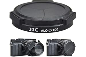JJC Auto Open and Close Lens Cap Protector for Panasonic Lumix LX100 II (DC-LX100M2) DMC-LX100 Leica D-LUX (Typ 109), Replace