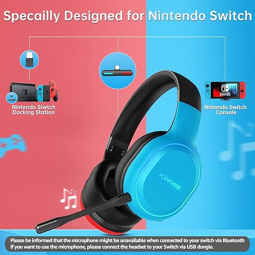Headphone Jack Bluetooth Mic For Nintendo Switch KOFIRE UT-01