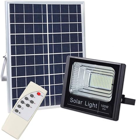Solar Barn Light Solar Powered Garden Flood Lights 100w 196leds