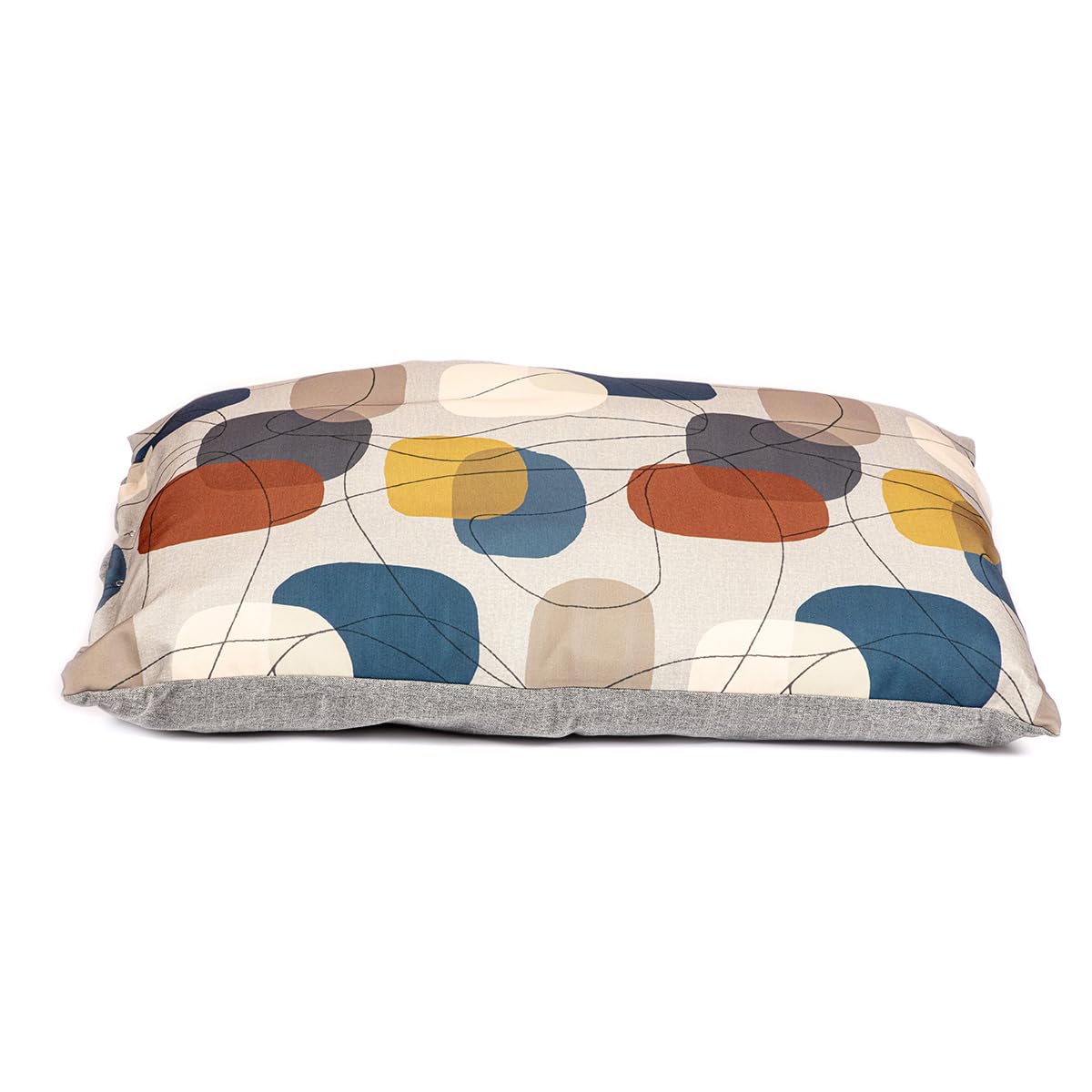 Danish Design Colour Block Hypoallergenic Silver Grey Dog/Puppy Deep Duvet Cover Medium (Cover Only)