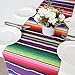 ARKSU Mexican Table Runner Fringe Cotton Serape Blanket Christmas Decor Wedding Ceremony, 14