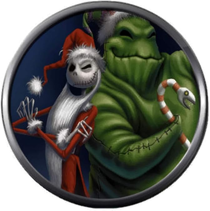 Santa Jack Skellington and Oogie Boogie with