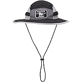 Nautica Mens Boonie Hat - Lightweight UV Protection Wide Brim Mainsail Safari Fishing Hat for Men with Adjustable Strap