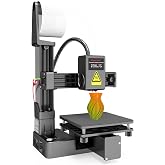 Portable 3D Printer - Compact FDM 3D Printer with Removable Build Plate, PLA &amp; TPU Filament Compatibility, 0.4mm Nozzle, 100x100x100mm Build Volume, Easy-to-Use Design for Beginners