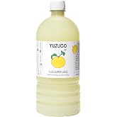 YUZUCO Yuzu Super Juice (36.4oz, Pack of 1) &ndash; Award-Winning Japanese Yuzu Juice Blend with Lively Citrus Notes, Crafted Specifically for Cocktails, Vinaigrettes &amp; Marinades. HPP-Treated for Freshness. Sustainably Sourced from Japan, Bottled in California.