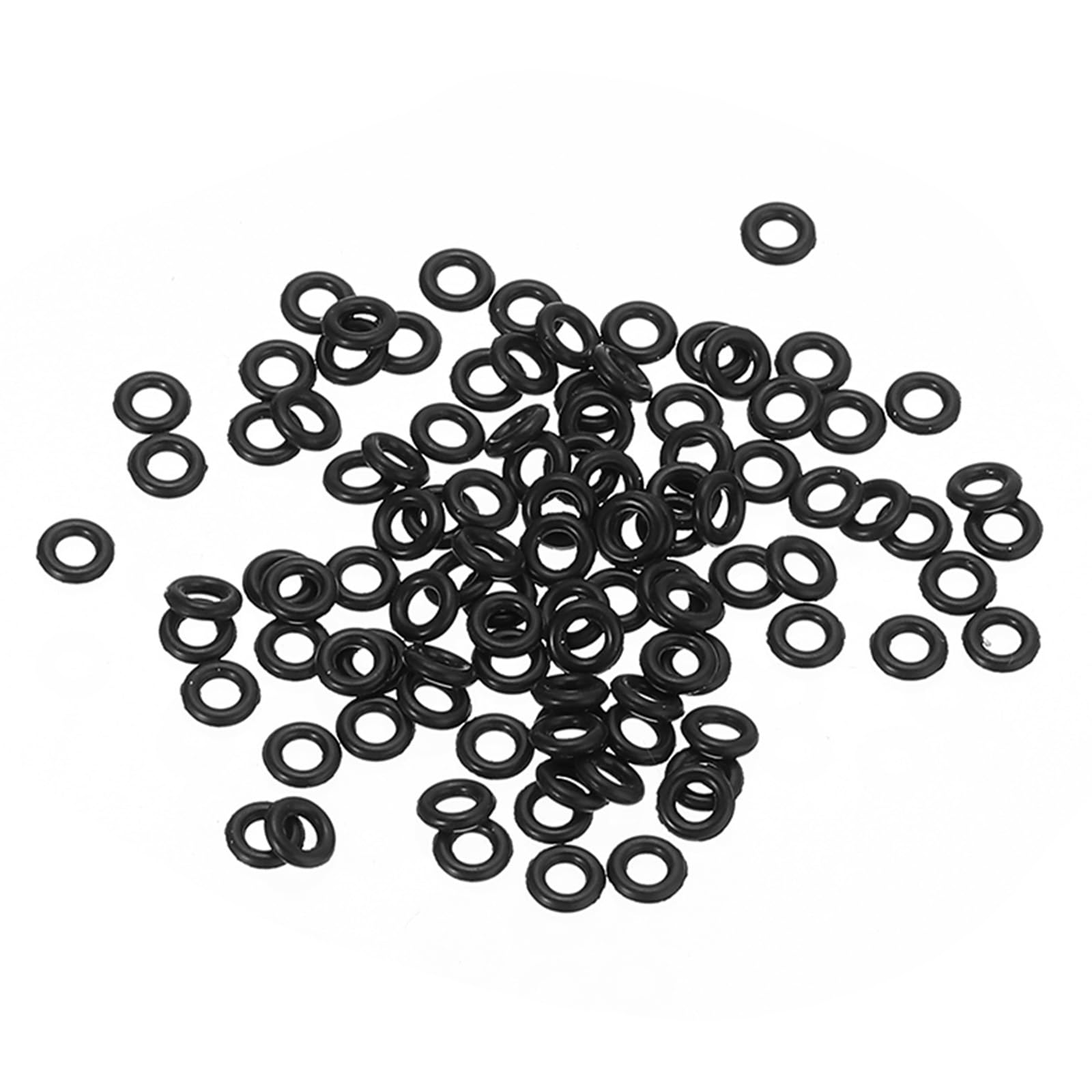 PATIKIL Dart Shaft O-Rings, 100 Pcs Non-Slip Dart Shaft Rubber O Ring for Metal Shafts Dart Tool Accessory, Black