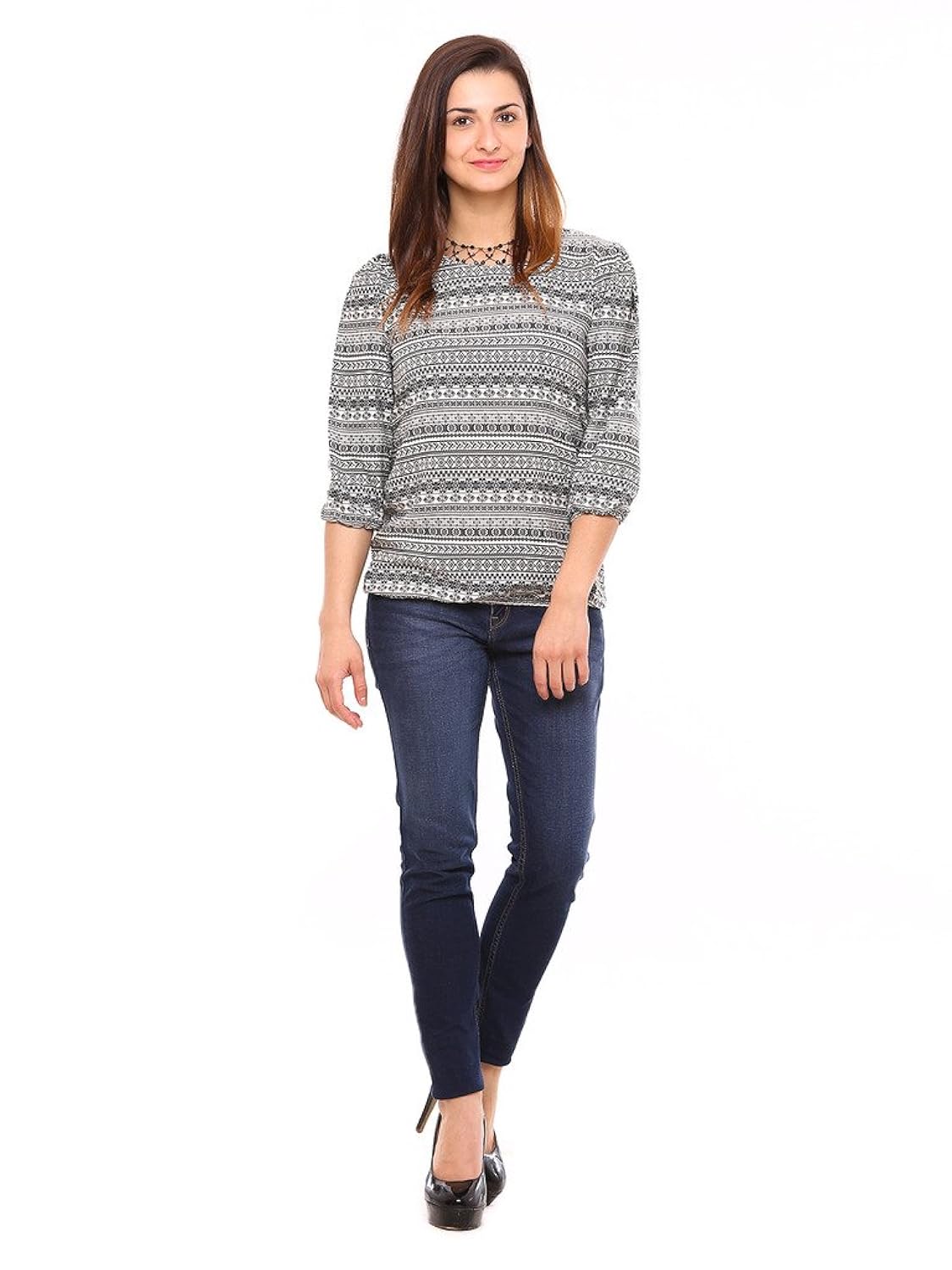 vvoguish women's regular fit cotton top