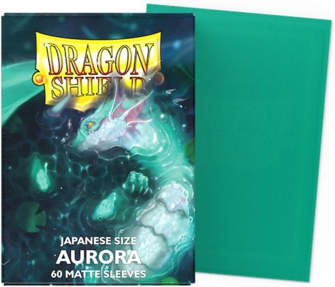 Dragon Shield | Japanese Size Card Matte Sleeves | 60 CT - Smooth & Tough Premium TCG Sleeves - Compatible with Yu-Gi-Oh, Naruto, Cardfight & Vanguard | Aurora - Players' Choice 2023