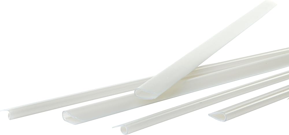 Pavo A4 Slide Binders 6 mm Capacity 20-40 Sheets Pack of 25 Transparent