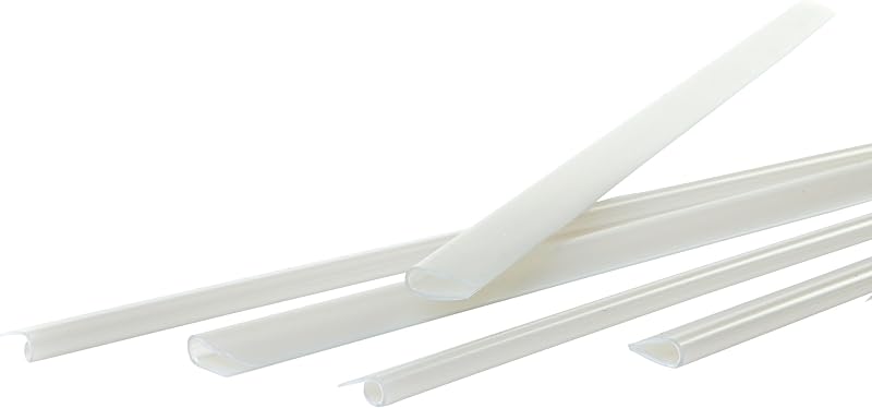 Pavo A4 Slide Binders 6 mm Capacity 20-40 Sheets Pack of 25 Transparent