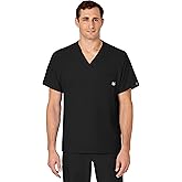 WINK Scrubs for Men, W123, V-Neck Tops with 6 Pockets