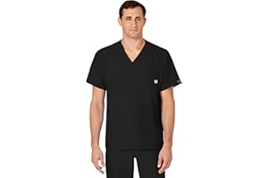 WONDERWINK WINK Scrubs for Men, W123, V-Neck Tops with 6 Pockets