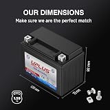 UPLUS UP4A-3 12V 4Ah Maintenance Free AGM Motorcycle Battery view 2