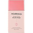 MCoBeauty Super Glow Blush Drops, Blush Pink, Instantly Warm and Illuminate Your Complexion, Vegan, Cruelty Free Cosmetics