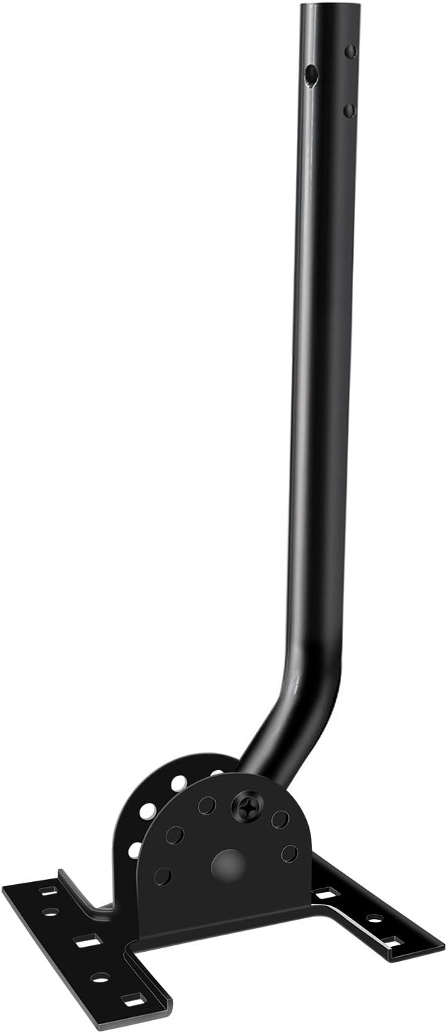 UFO 360° Omni-Directional Reception Outdoor TV Antenna 65 Miles Range with Smartpass Amplified & Built-in 4G LTE Filter for Indoor,Outdoor,RV,Attic Use Support VHF &UHF Digital Signal Grey