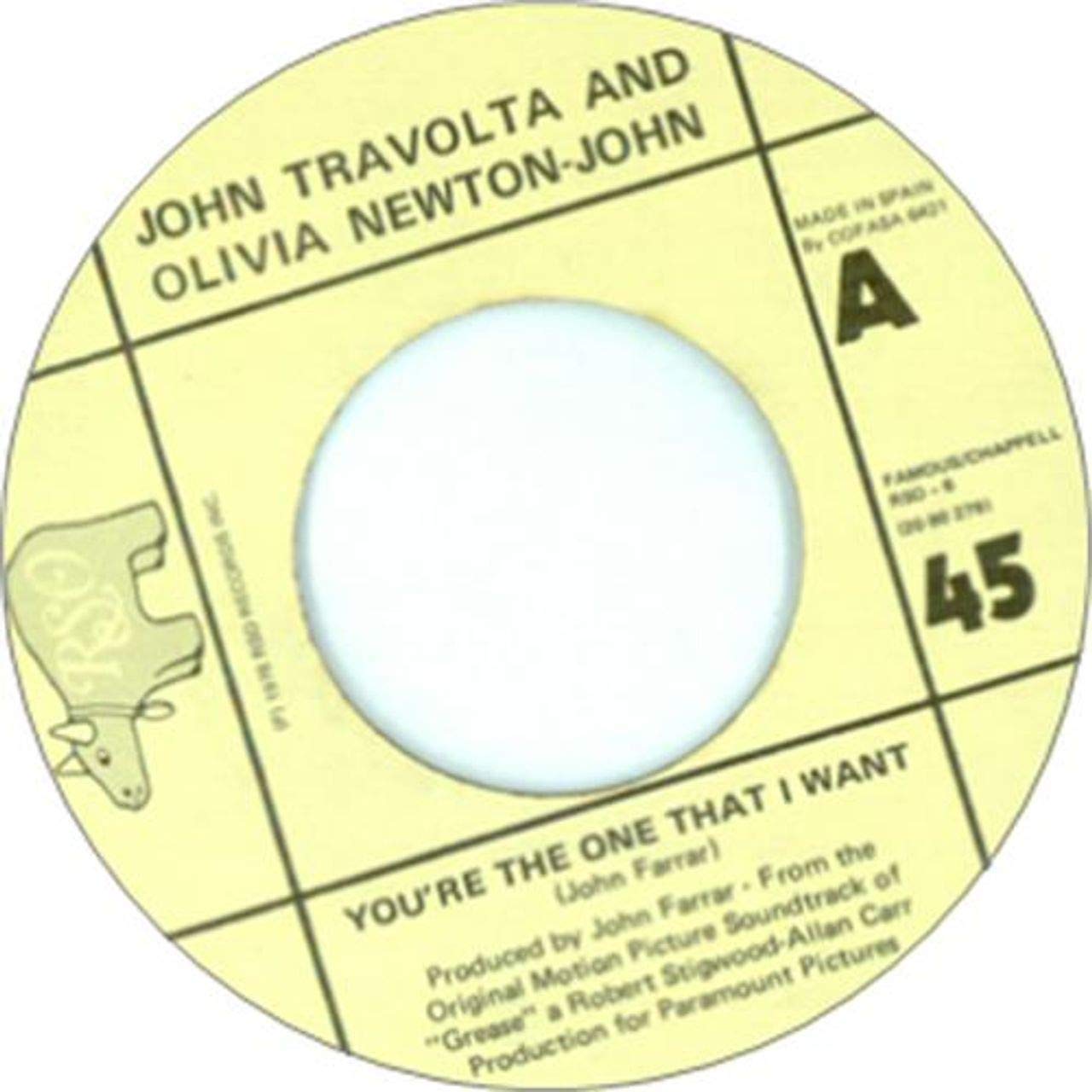 Olivia Newton-john You're The One That I Want