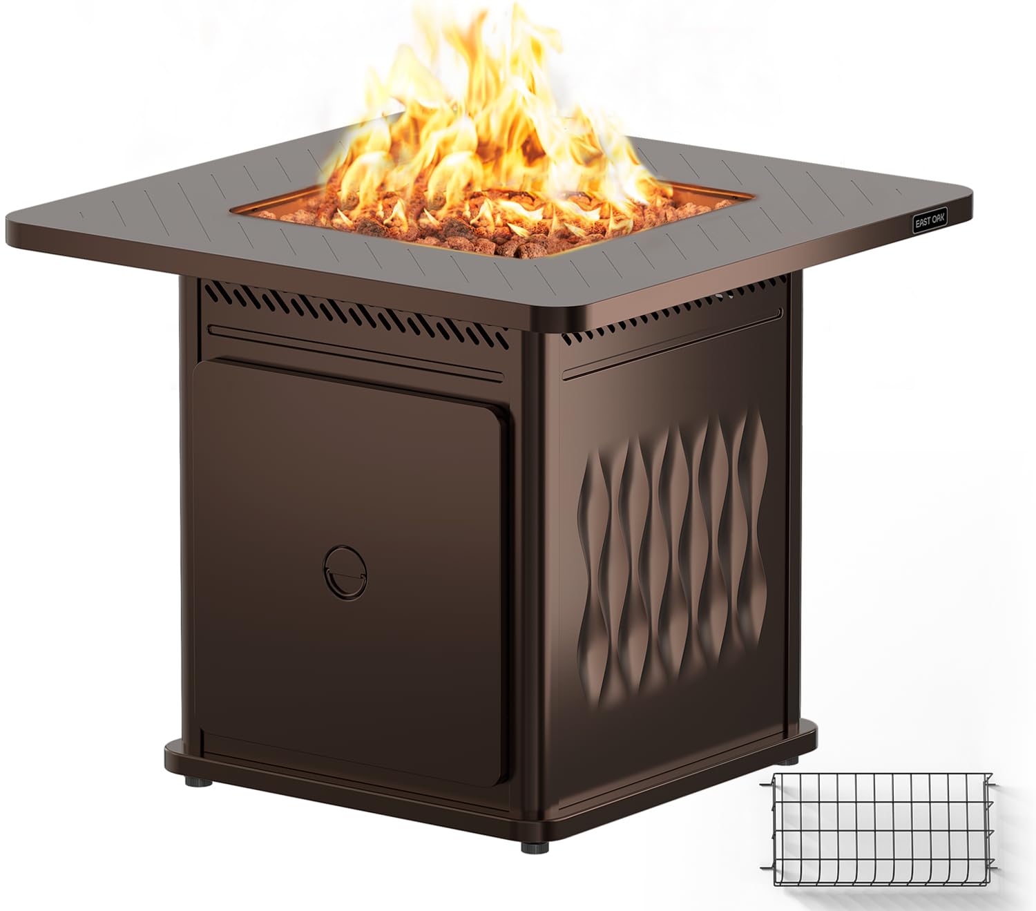 EAST OAK 32'' Propane Fire Pit Table, 50,000 BTU