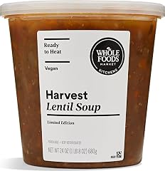 Whole Foods Market Kitchens Harvest Lentil Soup, 24 OZ
