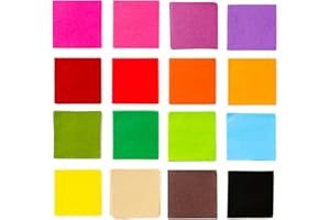 Exquiss 1600 Pcs Autumn Leaf Colors Fall Colors Fall Foliage Tissue Paper Squares 2 x 2 Inch for Leaf Suncatcher Craft Scrunch Art Tree Craft Leaf Art Paper Rolling DIY Craft