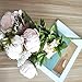 SHINE-CO LIGHTING Artificial Peony Silk Flowers Bouquet Glorious Moral for Home Office Decoration and Weddings (Light Pink)