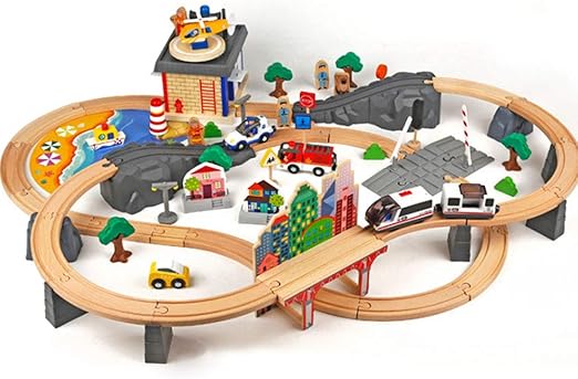 tren de madera electrico