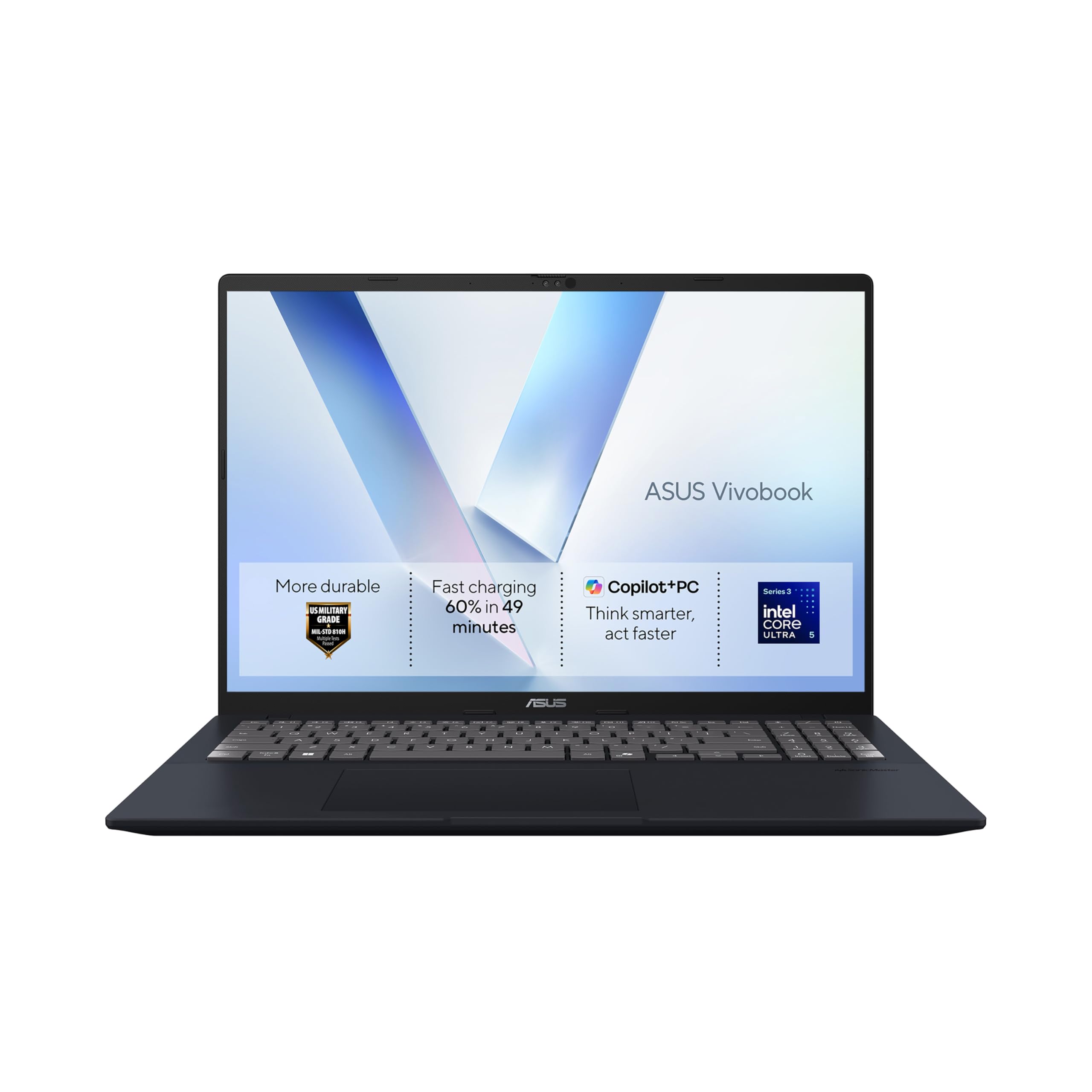 ASUS Vivobook X1607 Copilot+ PC Laptop | Intel Core Ultra 5 325 | 512GB SSD