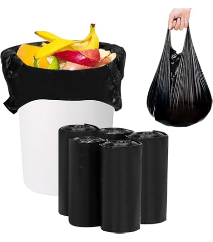 Gaspajoe Friendly Aievrgad Lot De 80 Sacs Poubelle Biodégradables Pour Poubelle De Sac Biodegradable Compostable