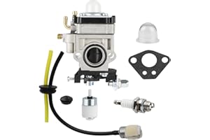 Ferilter Pro PR46BT Carburetor for Poulan Pro PR46BT PR48BT 46cc 48cc Gas Backpack Blower BP400 BP402 Blower Carburetor for RedMax EB7000 EB7001 EB4300 EB4400 EB4401 Leaf Blower Parts