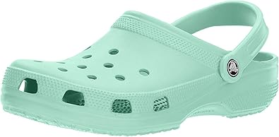 mint green crocs womens