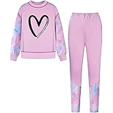 GOLLUNER 6-14Y Girls Sweatshirt Leggings Set Teen Girls Fashion Outfits Sweapants Clothing Set