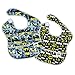 Bumkins DC Comics Waterproof SuperBib 2 Pack, Batman Print (6-24 Months)