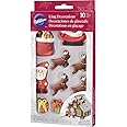 Wilton Gingerbread Scene Icing Decorations, Multicolor