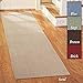 Extra-wide Extra Long Skid-Resistant Floor Hallway Kitchen Runner Rug, Sand , 28