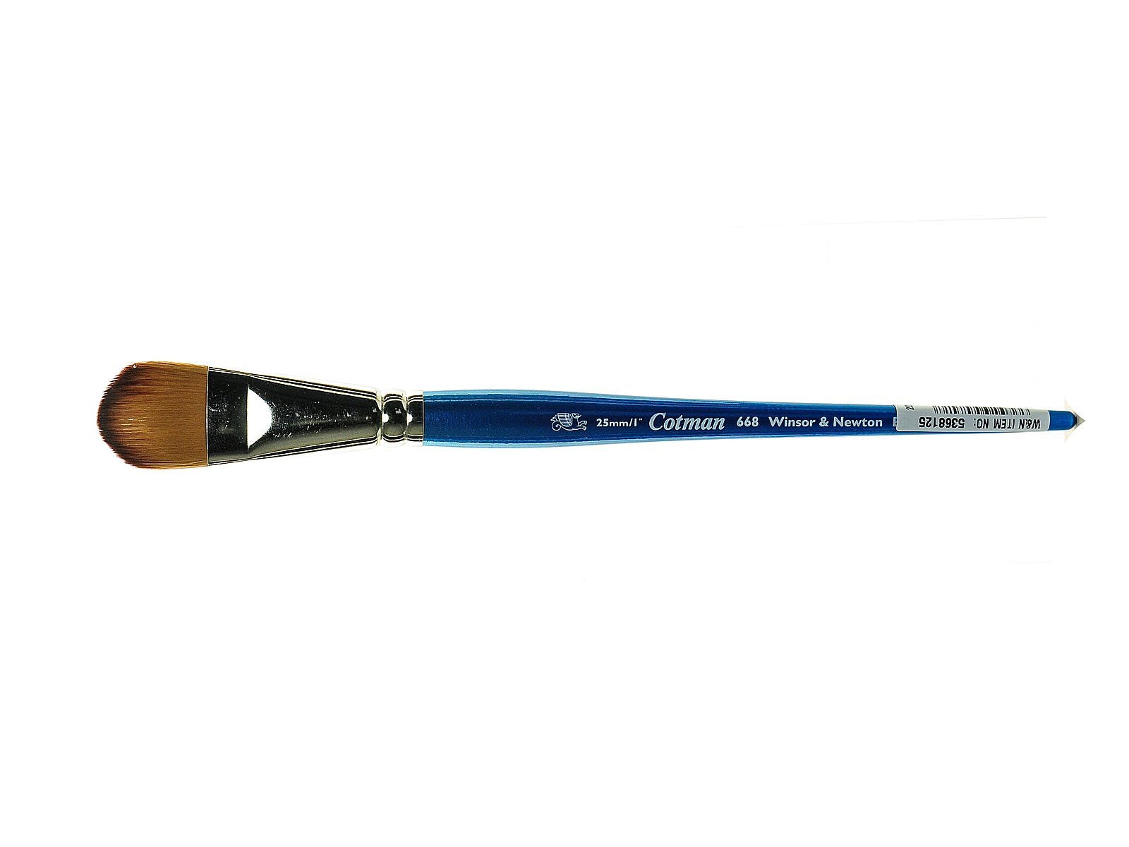Winsor & Newton Cotman Water Colour Series 668 Short Handle Synthetic Brush, SH 1"