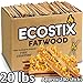 EasyGoProducts Eco-Stix Fatwood Fire Starter Kindling Firewood Sticks – 100% Organic – Firestarter for Wood Stoves, Fireplaces, Campfires, Bonfires, 20 Lbs