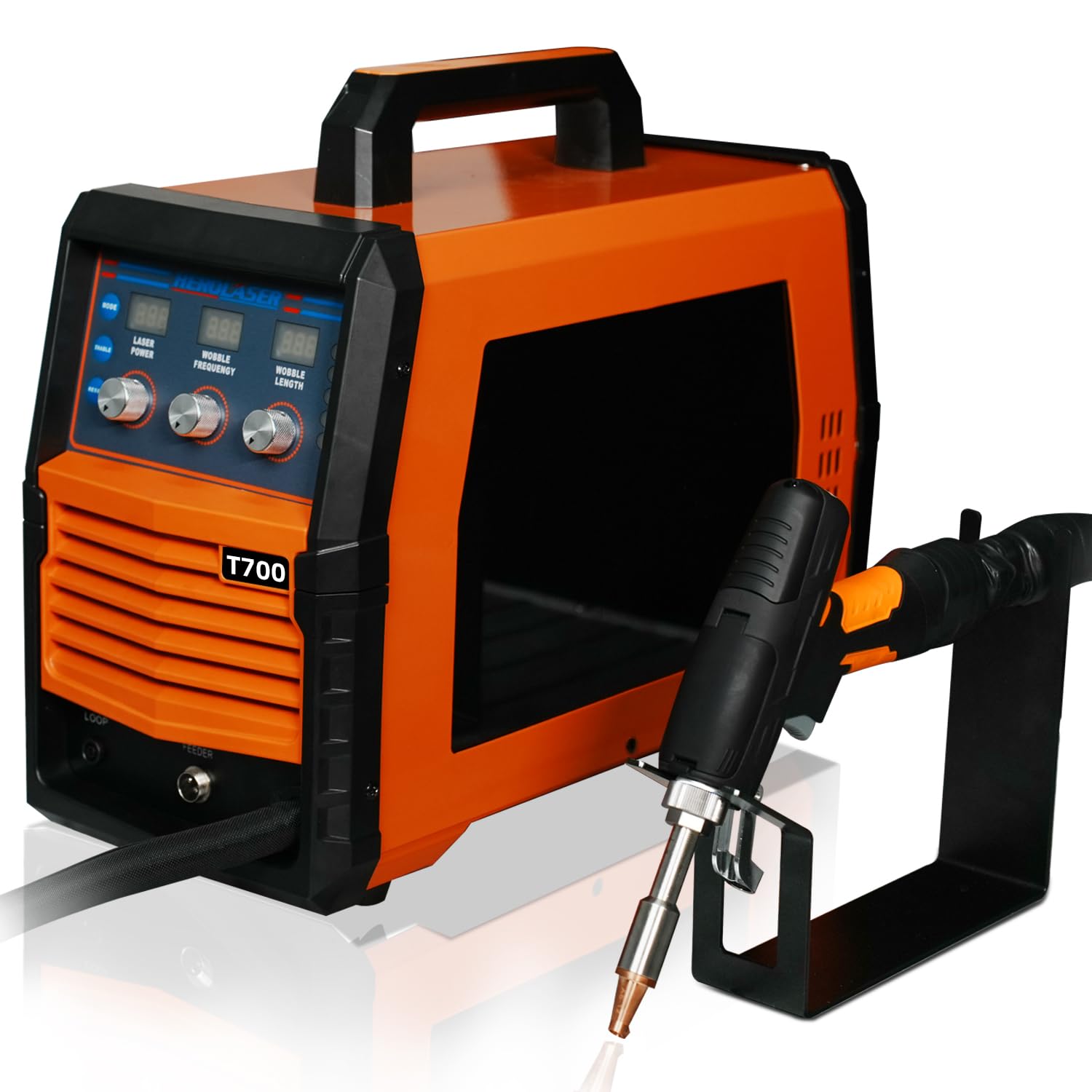 Photo 1 of FOR PARTS ONLY*********** Smart AI 3 in 1 Laser Welder/Cleaner/Cutter, HEROLASER T700 Handheld Laser Welding Machine Portable Table Laser Welder for Metal/Copper/Stainless Steel/Aluminum, 700W(0.511mW) (US Inventory)