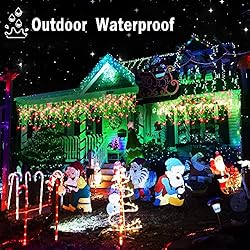 Christmas Lights Outdoor Decorations 1216 LED 99ft