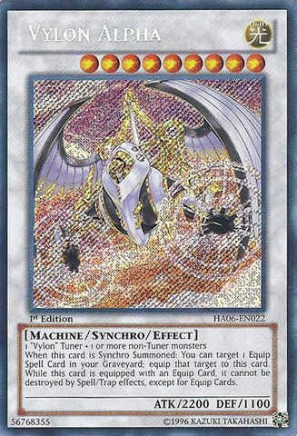 Yu-Gi-Oh! - Vylon Alpha (HA06-EN022) - Hidden Arsenal 6: Omega Xyz - 1st Edition - Secret Rare