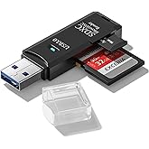 Leitor de cartão SD USB 3.0 para PC, adaptador micro SD para USB, leitor de cartão para câmera, leitor de cartão de memória, 