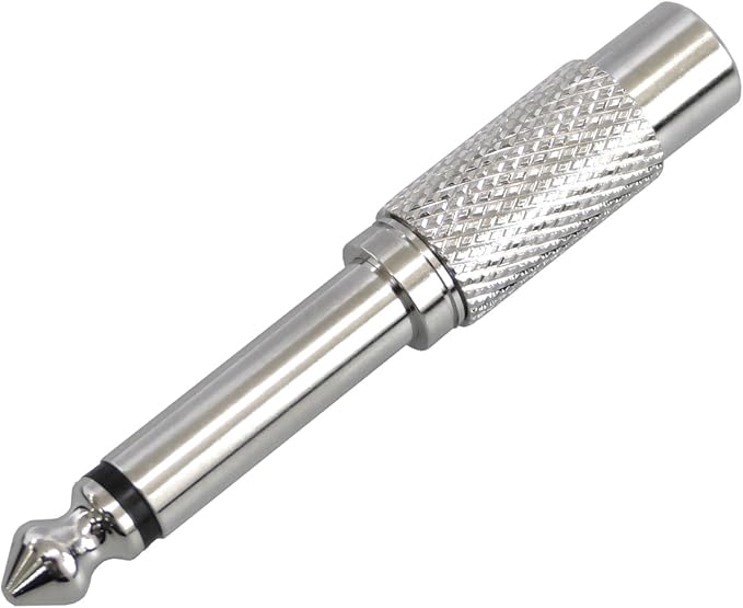 Amazon FFACTORY (RCA)ピンジャック→ 6.3mm モノラル標準プラグ 変換アダプタ PLGN12 F