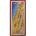 Raised Relief 3D Map of Israel (MEDIUM: 14.5 x 6.5)
