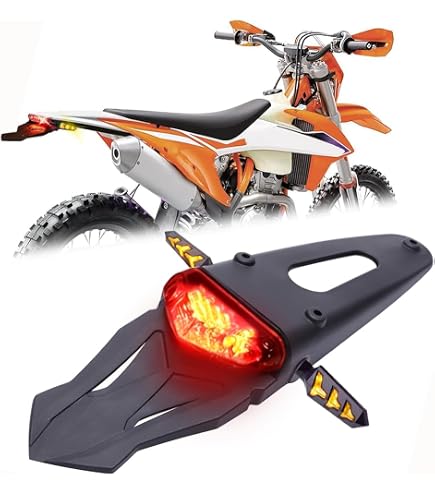 Amazon.com: DRC Edge 2 Red LED Tail Light w/ Holder Kit for 2012