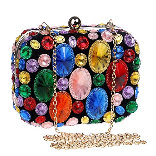 YOUTO Evening Party Clutch Bags Night Party Bags Multicolor Women's Clutches Evening Bag Clutch Purse Bags Special Occasion Evening Handbags Evening Clutches Purses - Thumbnail 7